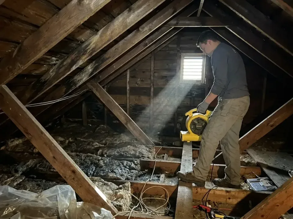 attic-water-damage-drying-proc-007 — frequently asked questions, Emergency Water Extraction & 24/7 Flood Response in Windsor…